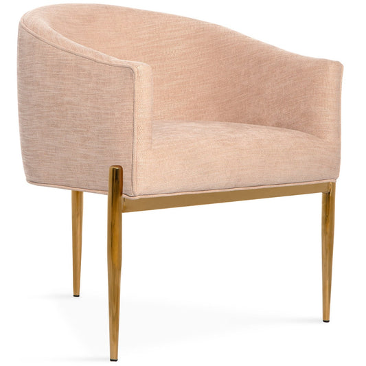 Art Deco Dining Chair in Chenille